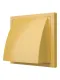Sortie de ventilation avec volet anti-retour - Dimensions : 150х150 avec bride diam. 125 - Coloris : beige
