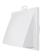 Sortie evacuation murale avec bride KFV D100 ASA clapet anti-retour en plastique 150x150