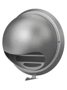 Sortie evacuation murale avec bride VM D100 en acier inoxydable moustiquaire