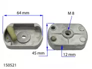 Cliquet de lanceur 64mm GENERIC