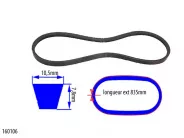 Courroie SPZ845LA GENERIC