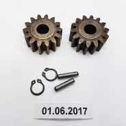 Kit pignons de roue 40mm Dents 14