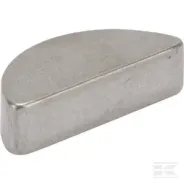 Clavette Demi-Lune 4 mm pour Montage Vilebrequin/Moyeu - Longueur 16 mm