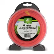 Fil nylon premium carré JR - Diamètre : 4 mm - Longueur : 9 m