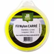 Fil nylon carré JR - Diamètre : 1,3 mm - Longueur : 135 m