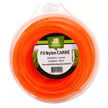 Fil Nylon Carré JR - 1,6 mm x 89 m