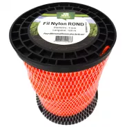 Fil nylon rond JR - Diamètre : 4 mm - Longueur : 120 m