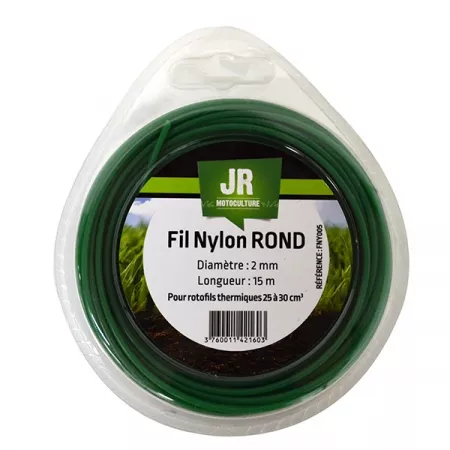 Fil nylon Rond 2 mm - 15 m