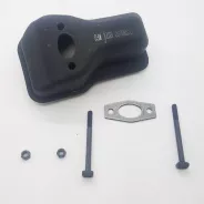 Pot d'échappement (kit) 130mm GARDENSTAR