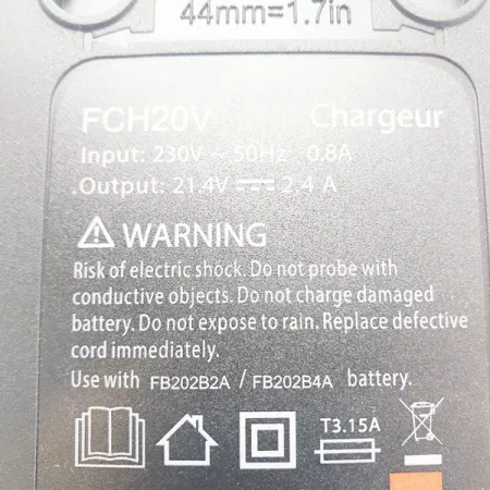 Chargeur de batterie 20V 2.4A
