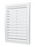 Grille de ventilation extérieure en plastique - Dimensions : 180х250 - Coloris : blanc