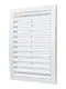 Grille de ventilation extérieure en plastique - Dimensions : 180х250 - Coloris : blanc