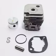 Kit cylindre piston pour débroussailleuse - Entraxe 55 mm - Diamètre cylindre 34.4 mm