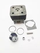 Kit Cylindre Piston pour Débroussailleuse - Entraxe 48 mm - Piston 43.7 mm - Compatible FEIDER, HYUNDAI, RACING