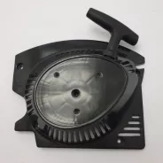 Lanceur Complet pour Tronçonneuse Thermique - Entraxe 93,5 mm, Poulie 64 mm, Pignon 31 mm, Noir