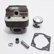 Kit cylindre piston Ø40 mm pour Multifonction thermique FEIDER, HYUNDAI, RACING, SCHEPPACH – Entraxes Admission 37 mm et Echappement 40 mm