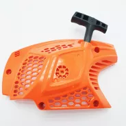 Lanceur complet pour Tronçonneuse Thermique - 5 Fixations, Poulie Ø 74.5 mm, Pignon Ø 30.7 mm