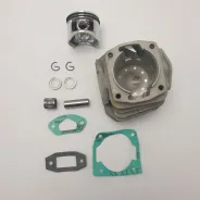 Kit Cylindre Piston 43.6 mm pour Tronçonneuse thermique, Entraxe 46 mm – Compatible BESTGREEN EXPERT, BUNDLE, CASTORAMA, FAIRYWARE, FEIDER, Green Leisure, HYUNDAI, HYUNDAI SPECIALIST, RACING, SCHEPPACH, TCK