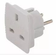 Adaptateur UK vers FR prise Anglais/Français CE