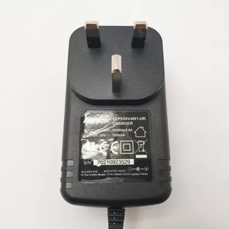 Chargeur de batterie UK 0.8A ENERGIZER