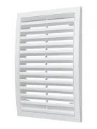Grille de ventilation extérieure en plastique - Dimensions : 200х300 - Coloris : blanc