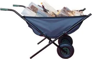 Brouette de jardin pliable 2 roues 90L