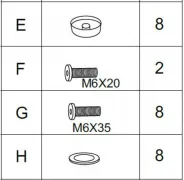 Visserie et accessoires assemblage (kit) NO NAME