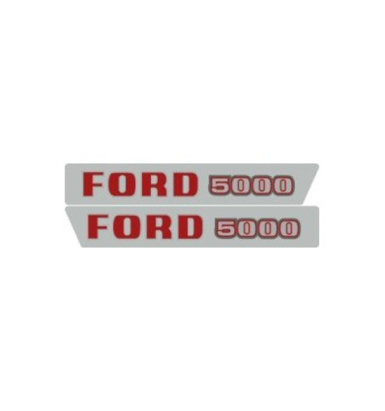 Jeu d'autocollants Ford 5000 pré-force (ailes rondes) C5NN16605AB