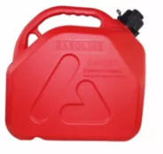 Jerrican Plastique 5L avec Bouchon Sécurisé pour Carburant