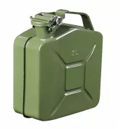 Jerrican Métal 5L avec Bouchon de Sécurité pour Carburant