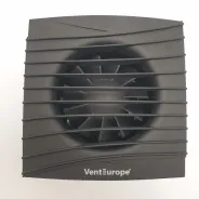 Ventilateur axial FANCY D100 clapet anti-retour Noir Mat VENTEUROPE