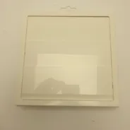 Grille de ventilation et d\'extraction avec volets - Dimensions : 190х190 avec bride diam. 150/160 - Coloris : blanc
