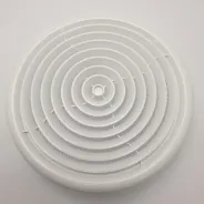 Diffuseur d\'air d\'alimentation et d\'évacuation avec bague de verrouillage 20DK bride D200