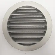 Grille de ventilation ronde 125RKM D150 en aluminium avec bride D125