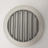 Grille de ventilation ronde 15RKM D180 en aluminium avec bride D150