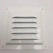 Grille de ventilation d\'échappement en acier 1212ME avec revêtement polymère - Dimensions : 125х125