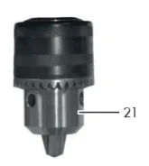 MANDRIN POUR PERCEUSE A COLONNE PARKSIDE PTBM 400 A1 - REF: 91103343