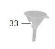 ENTONNOIR POUR OUTIL MODULABLE A ESSENCE PARKSIDE 4 EN 1 PBK 4 B3 - IAN 420339