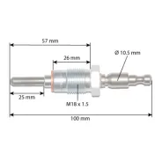 Bougie de préchauffage tracteur Fiat Someca 12 volts 4129674