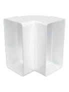 Coude vertical en plastique pour conduits plats - Angle : 90° - Dimensions : 55х110