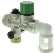 Groupe de sécurité coudé - 3/4\" 7 bar