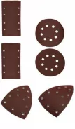 6 Feuilles Abrasives 3 En 1 pour Ponceuse PARKSIDE - Entraîneur Solide et Diamètre Précis