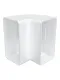 Coude vertical en plastique pour conduits plats - Angle : 90° - Dimensions : 60x120