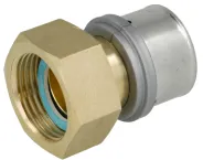 Transition femelle à joint plat à sertir - 32mm Contour TH