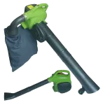 Aspirateur souffleur broyeur thermique 30 cm³ 200 Km/h 40 L