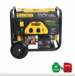 Groupe Électrogène Champion Thermique 7000 W Essence/Gaz Avec Démarrage Électrique – CPG7500E2-DF-EU
