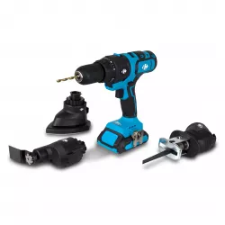 Perceuse visseuse multifonction sans fil  20 V - 4 en 1