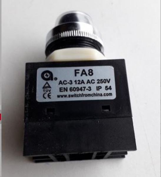 Contacteur marche/arrêt Voltage 250V 49.8mm 12A FA8 FA8 EN60947-3 IP54 MAC ALLISTER