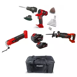 Pack d'outils 20 V 2 & 4 Ah