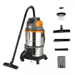 Aspirateur spécial plâtre - Eau et poussière 1400 W 28 L - Cuve Inox - FEIDER FAP1430 
